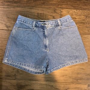 NY jeans mom shorts